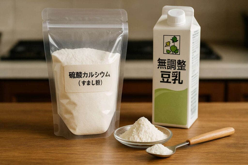 すまし粉と豆乳