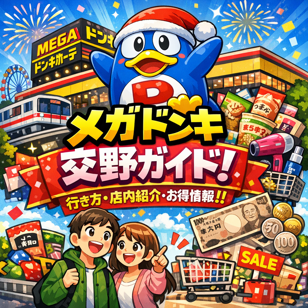 メガドンキ交野の営業時間・駐車場・アクセス完全ガイド