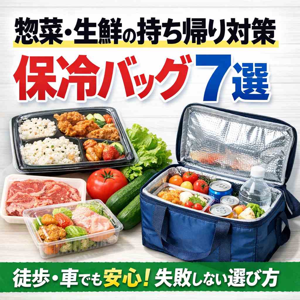 惣菜持ち帰りにおすすめの保冷バッグ7選